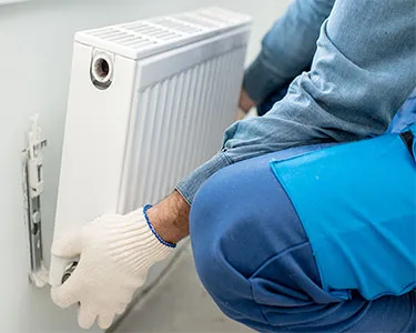 Radiator installation 